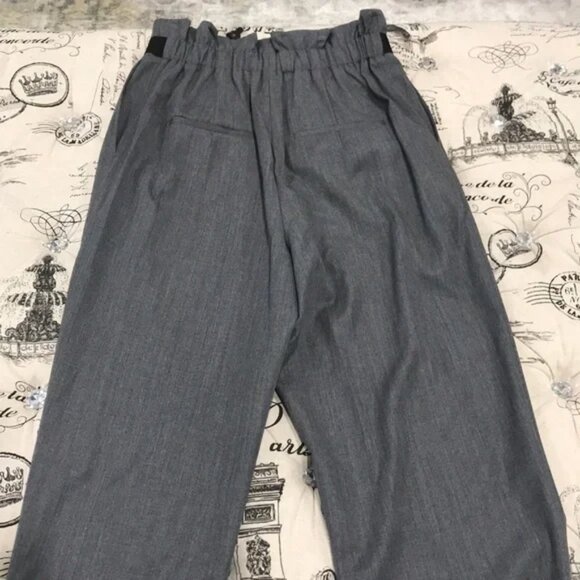 Helmut Lang Paperbag Waist Wool Gabardine Pants - Picture 5 of 8